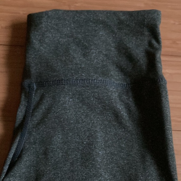 Green Heather Full Length Yoga Leggings - Picture 2 of 4